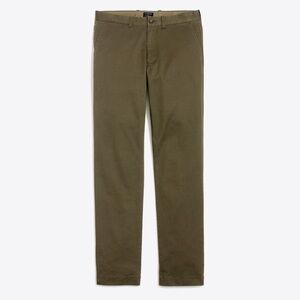 J. Crew Men's Olive Slim Fit Flex Chinos